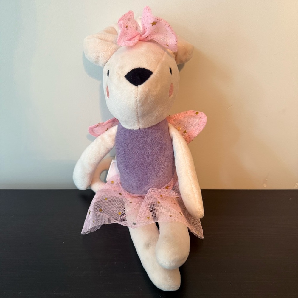 Rare Cynthia Rowley Plush Mouse Ballerina Doll Curious New York 15”